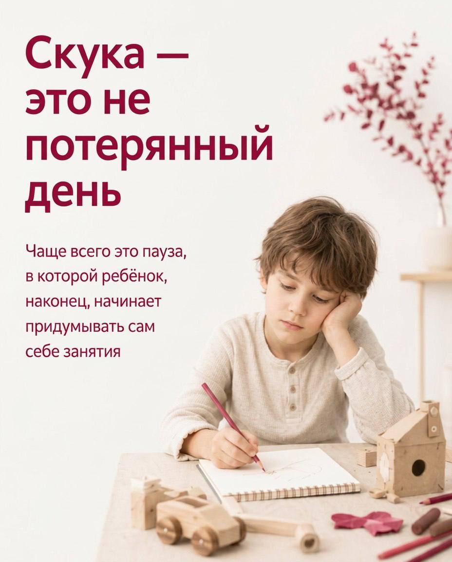✅Скучать не вредно!