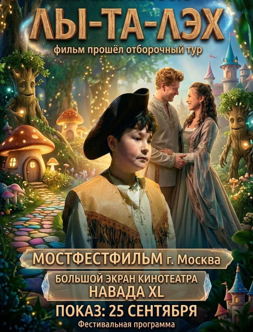 ✨Фильм «Лы-та-лэх» прошёл отборочный тур и будет показан 25 сентября на большом экране кинотеатра Навада XL в рамках фестиваля МостФестФильм в г.Москва🔥